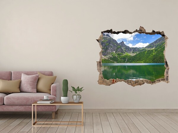 Autocolant 3D gaura cu priveliște Marine ochi tatry