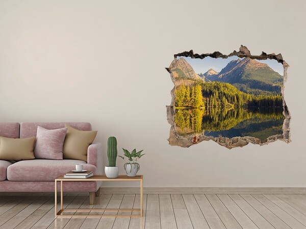 Autocolant autoadeziv gaură Panorama tatry
