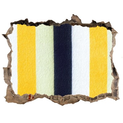 Autocolant autoadeziv gaură Dungi colorate în beton