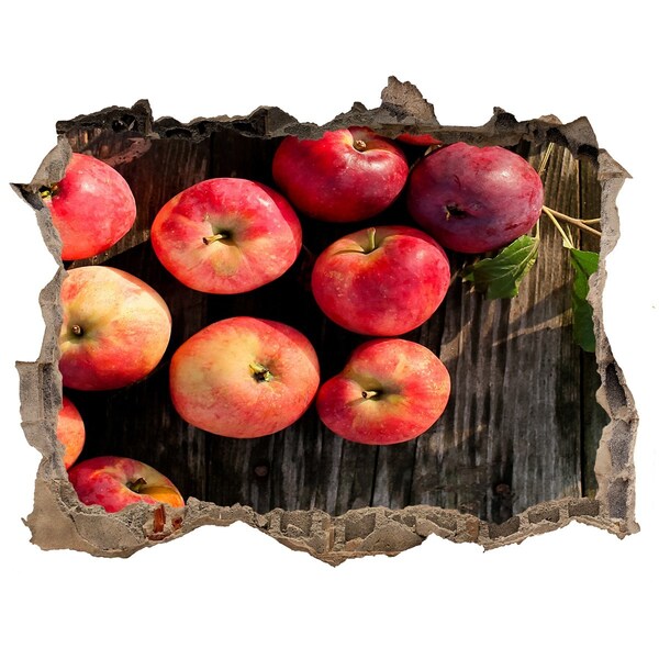 Autocolant un zid spart cu priveliște Paradisul mărului în ruine