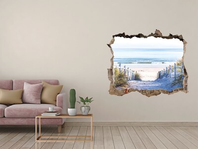 Fototapet 3D gaură în perete Dune de coastă