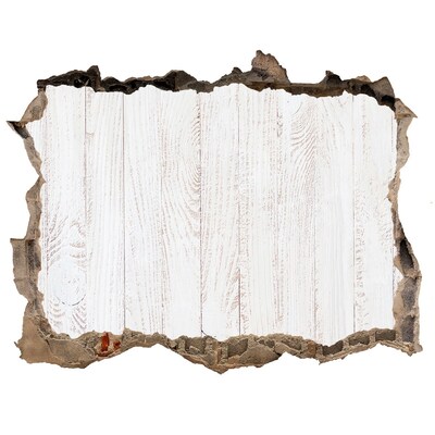 Autocolant autoadeziv gaură Un perete deteriorat cu finisaj din lemn