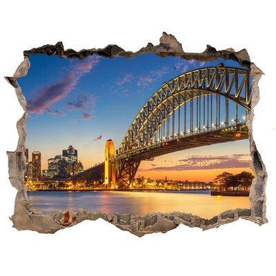 Autocolant autoadeziv gaură Sydney panorama