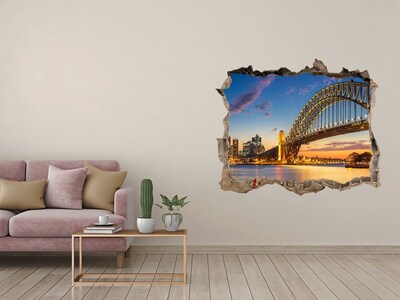 Autocolant autoadeziv gaură Sydney panorama