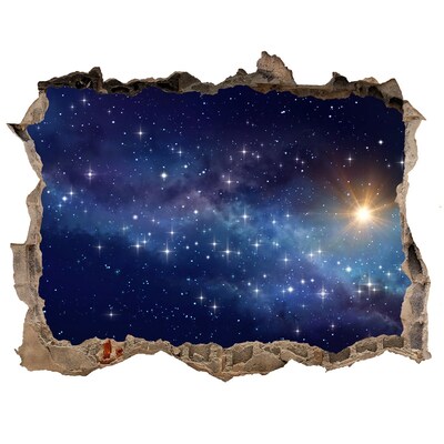 Fototapet 3D gaură în perete Galaxie