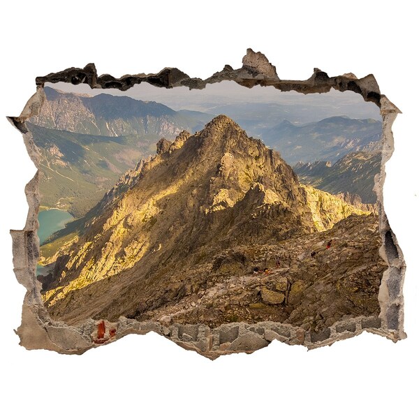 Fototapet 3D gaură în perete Marine ochi tatry
