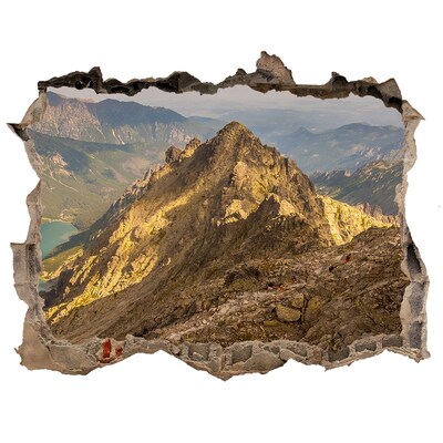 Fototapet 3D gaură în perete Marine ochi tatry
