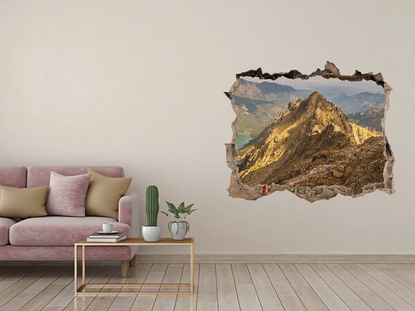 Fototapet 3D gaură în perete Marine ochi tatry