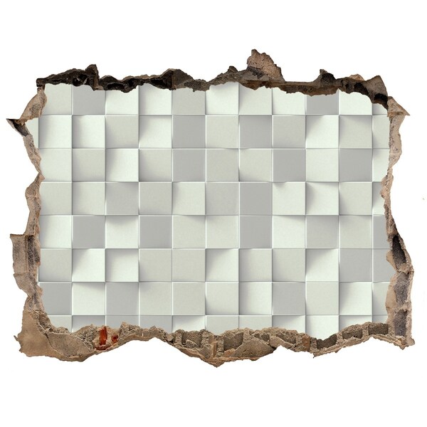 Fototapet un zid spart cu priveliște Fundal geometrică