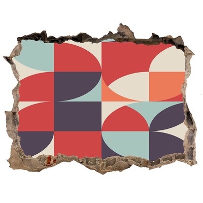 Autocolant autoadeziv gaură Geometrie în ruine