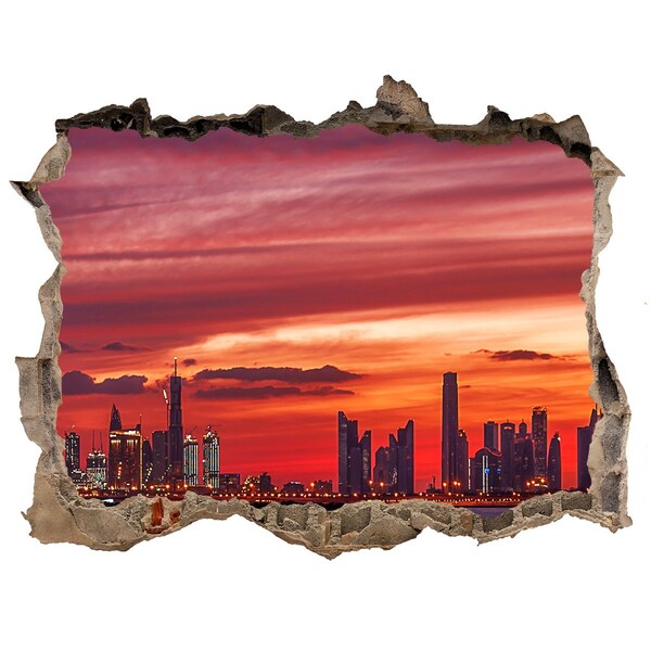 Autocolant autoadeziv gaură Sunset dubai