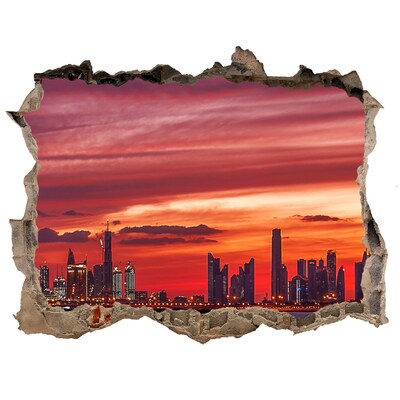 Autocolant autoadeziv gaură Sunset dubai
