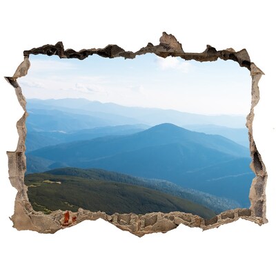 Autocolant un zid spart cu priveliște Parcul national tatra