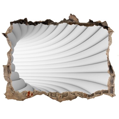 Autocolant un zid spart cu priveliște Tunel abstracție