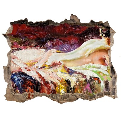 Fototapet 3D gaură în perete Peisaj montan pitoresc