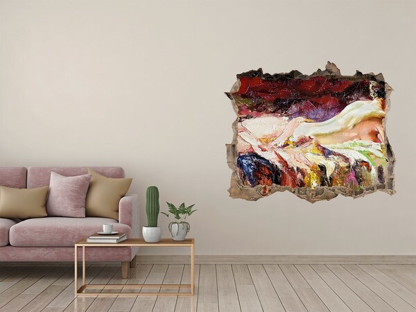 Fototapet 3D gaură în perete Peisaj montan pitoresc