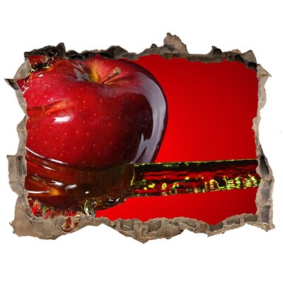 Autocolant autoadeziv gaură Apple și apă