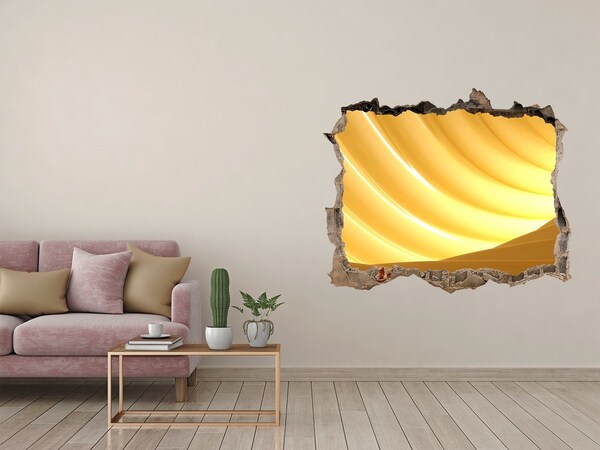 Autocolant 3D gaura cu priveliște Vârtej abstract