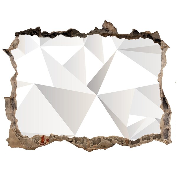 Autocolant gaură 3D Gaură de cristal în perete