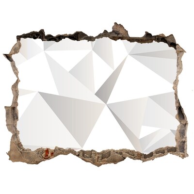 Autocolant gaură 3D Gaură de cristal în perete