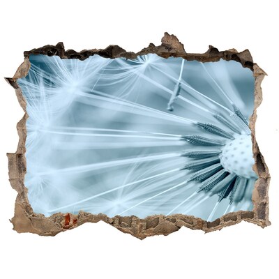 Autocolant un zid spart cu priveliște Lumea florală din spatele peretelui