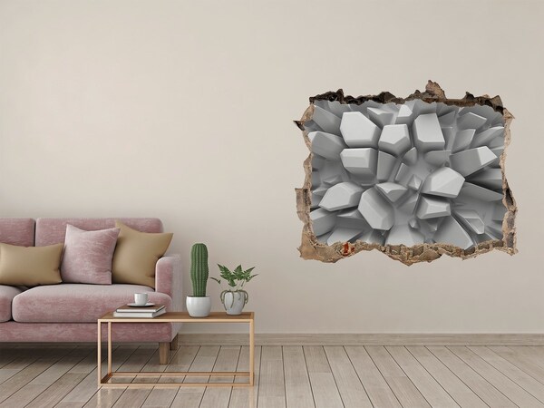 Autocolant autoadeziv gaură Zid de cristal spart