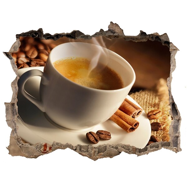 Autocolant autoadeziv gaură Cafea într-o ceașcă