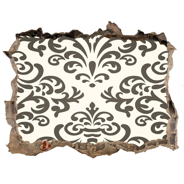 Fototapet un zid spart cu priveliște Un model elegant pe perete