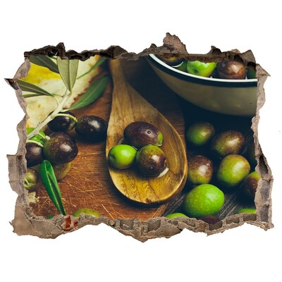 Autocolant un zid spart cu priveliște Măsline în bucătărie