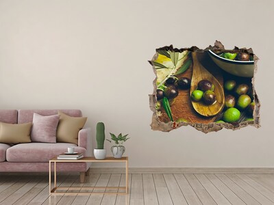 Autocolant un zid spart cu priveliște Măsline în bucătărie