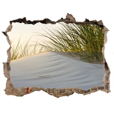 Autocolant 3D gaura cu priveliște Dună în lumina apusului