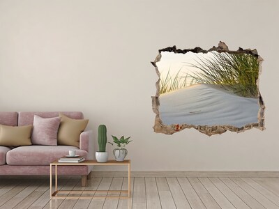 Autocolant 3D gaura cu priveliște Dună în lumina apusului