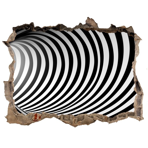 Autocolant autoadeziv gaură Iluzia unui tunel care se învârte