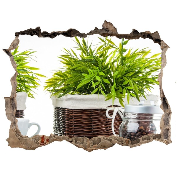 Autocolant autoadeziv gaură O oază verde în confortul casei tale