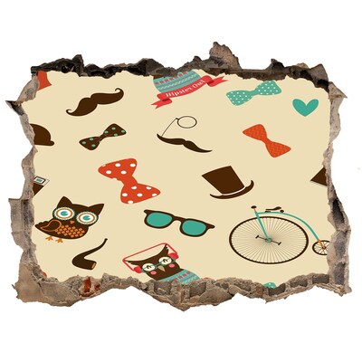 Fototapet un zid spart cu priveliște Modele și accesorii elegante