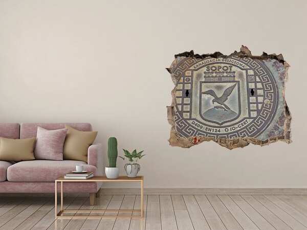 Autocolant autoadeziv gaură Sopot – Acoperire canalizare municipală