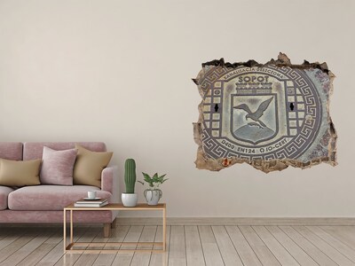 Autocolant autoadeziv gaură Sopot – Acoperire canalizare municipală