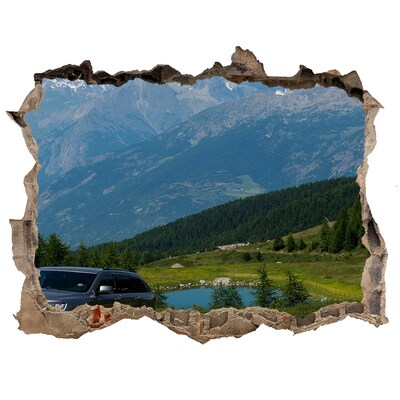 Autocolant gaură 3D Masina off-road