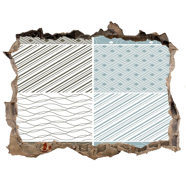 Autocolant gaură 3D Modele pe perete