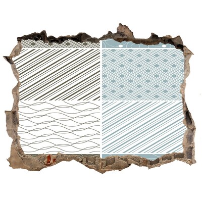 Autocolant gaură 3D Modele pe perete