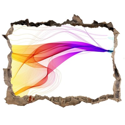 Fototapet un zid spart cu priveliște O explozie colorată de energie