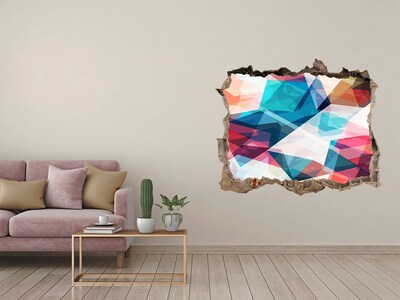 Fototapet 3D gaură în perete Mozaic abstract