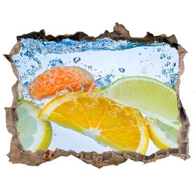 Autocolant autoadeziv gaură Citrus sub apă