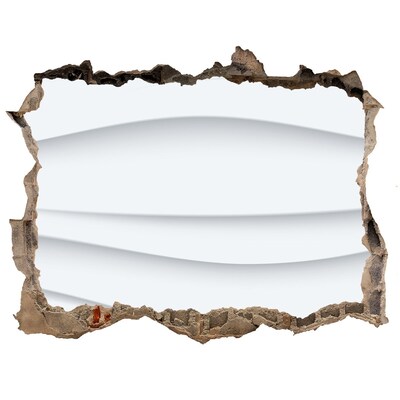 Fototapet un zid spart cu priveliște Un zid spart cu vedere la valuri