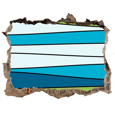 Fototapet un zid spart cu priveliște Interiorul abstract al peretelui