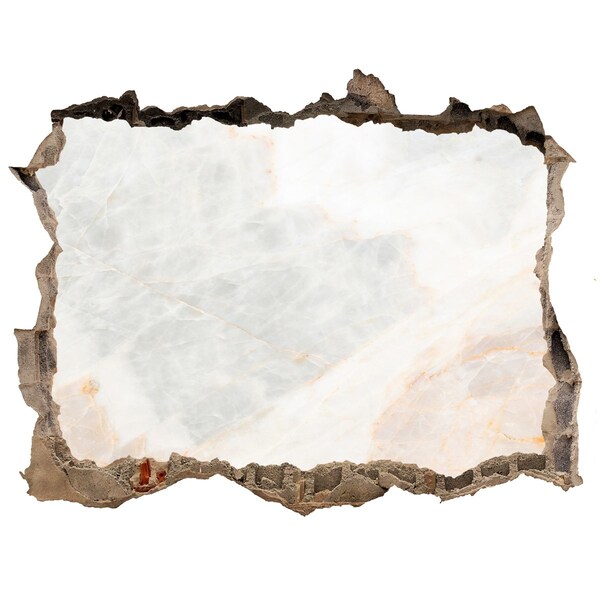 Autocolant un zid spart cu priveliște Gaură de piatră în perete