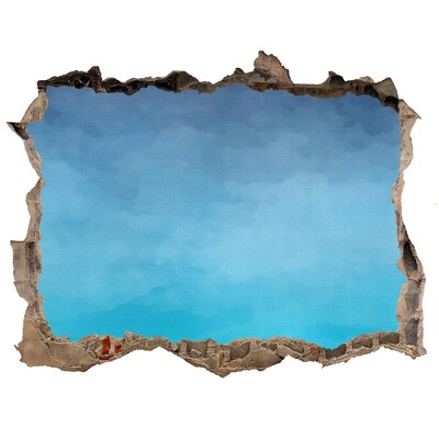 Fototapet un zid spart cu priveliște Cerul peste ocean