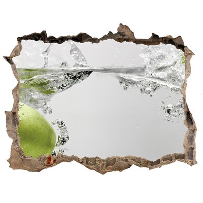 Fototapet un zid spart cu priveliște Mărul scufundat