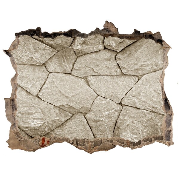 Autocolant autoadeziv gaură Zid spart cu pietre