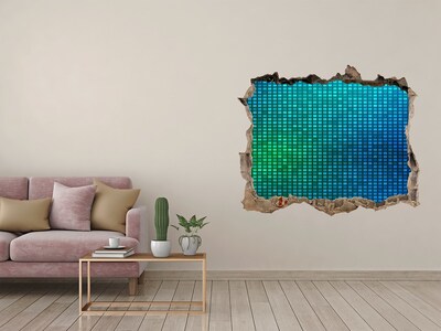 Autocolant un zid spart cu priveliște Lumea subacvatică a sunetelor